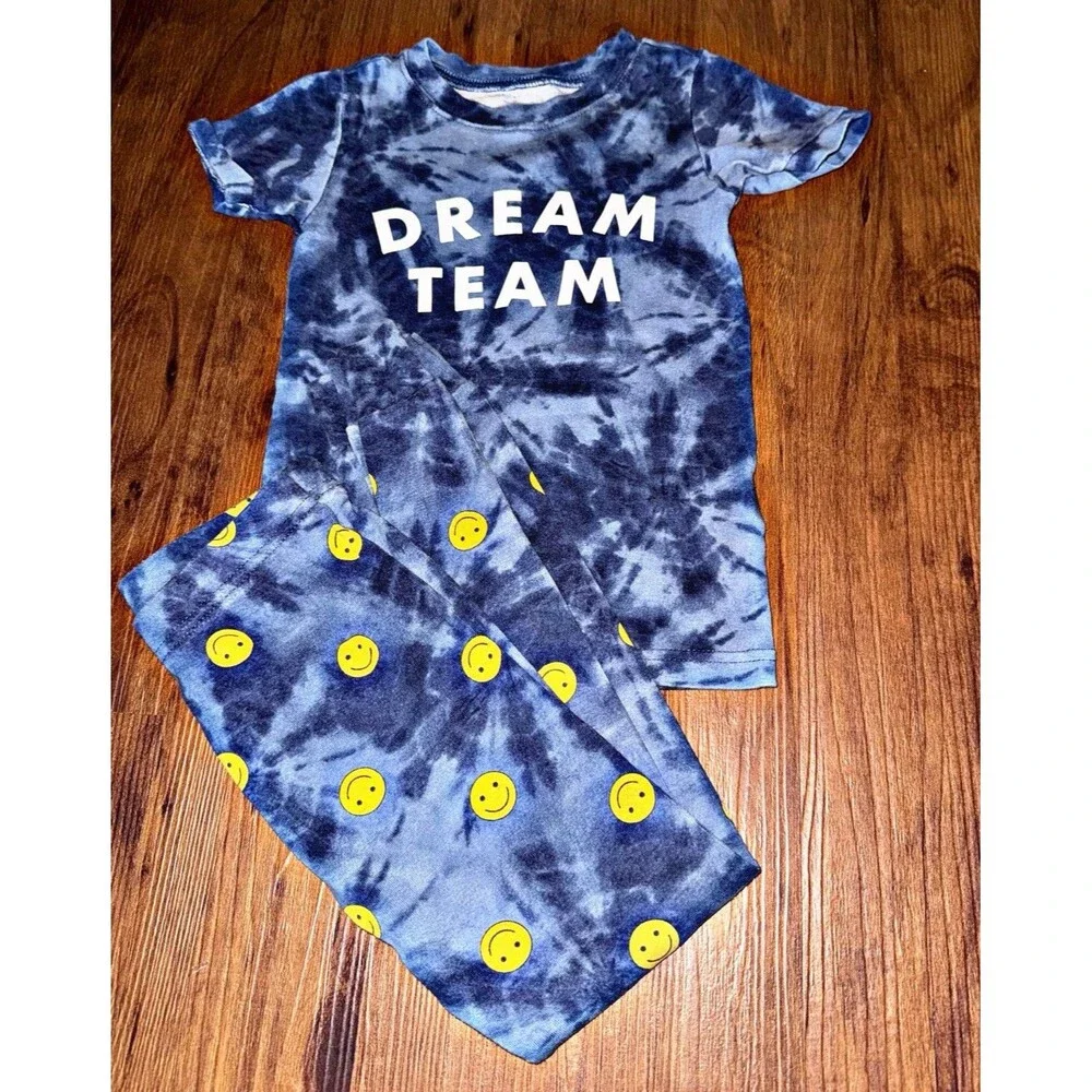 Old Navy Boys 5T Dream Team Tie Dye Pajama Set